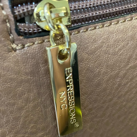 Light Brown faux Leather Bag - Picture 5 of 8